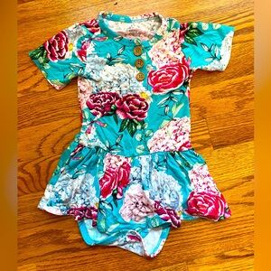 Posh Peanut- Twirl Skirt Body Suit